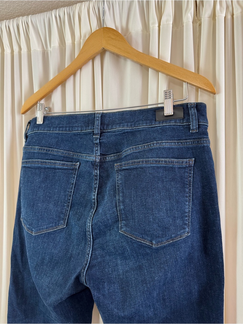 DL1961 Mara Straight Ankle‎ Mid Rise Instasculpt Dark Indigo Jeans Size 32 - Picture 8 of 10